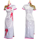 Hell's Paradise Jigoku Raku Sagiri Cosplay Costume Cheongsam Dress Halloween Carnival Party Disguise Suit