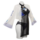Genshin Impact Yelan Swimsuit Cosplay Costume Halloween Carnival Party Disguise Suit