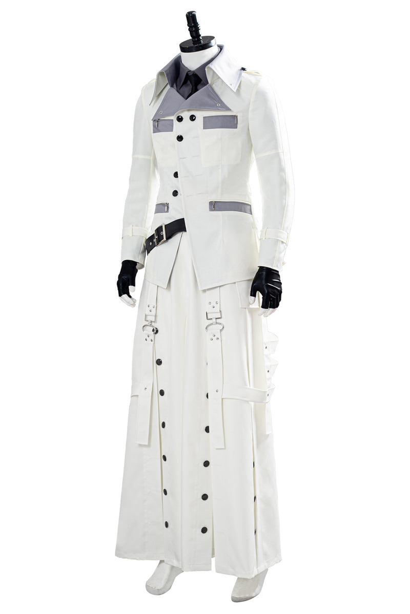 Final Fantasy VII Remake Rufus Shinra Halloween Shirt Coat Trousers Outfit Cosplay Costume
