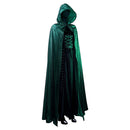 Emerald Sorceress Cloak Dress Outfits Halloween Carnival Suit Cosplay Costume