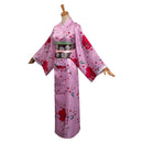 Kanroji Mitsuri Cosplay Costume Kimono Outfits Halloween Carnival Party Disguise Suit