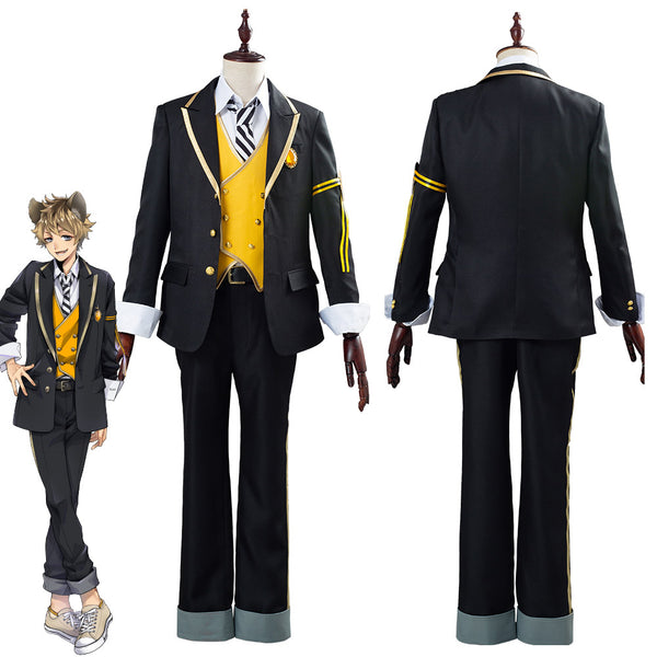 Twisted Wonderland Ruggie Bucchi Adult Uniform Outfit Halloween Carnival Suit Cosplay Costume