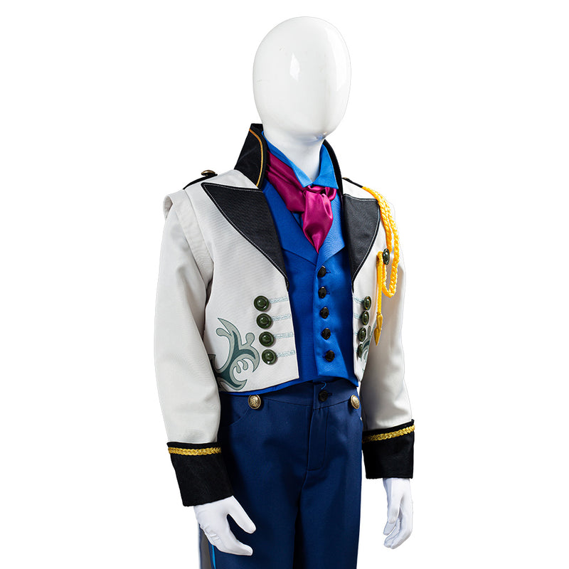 Frozen Hans Prince Cosplay Costume Outfits Halloween Carnival Suit Shirt  Coat