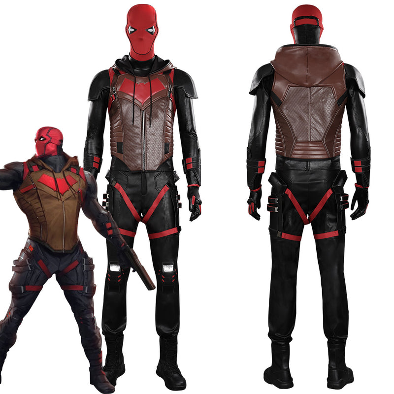 Gotham Knights Red Hood Jason Todd Outfits Halloween Carnival Suit Cos