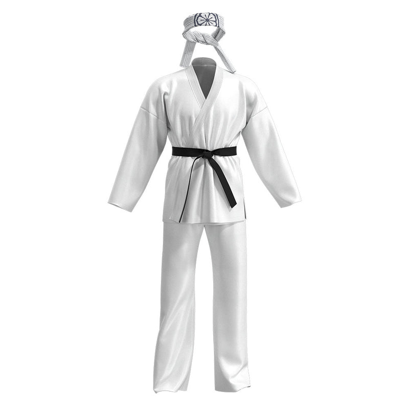 The Karate Kid -  Daniel LaRusso Cosplay Costume Karate Uniform Outfits Halloween Carnival Suit