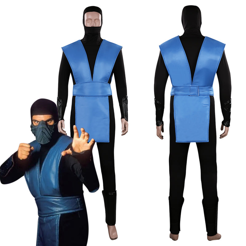 Sub-Zero Costume Adult Mortal Kombat Ninja Halloween Fancy Dress