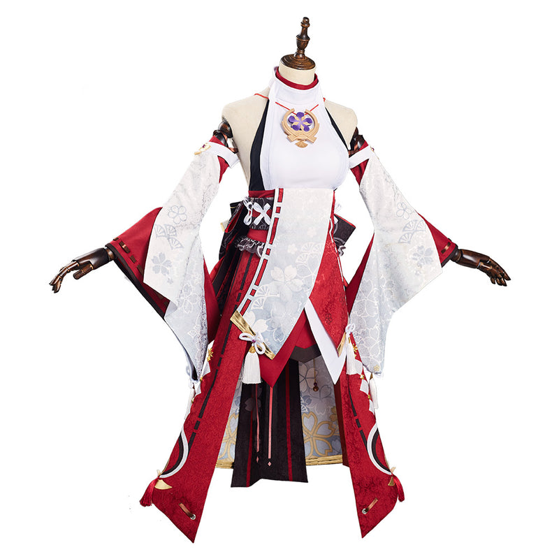 Genshin Impact Yae Miko Outfits Halloween Carnival Suit Cosplay Costume