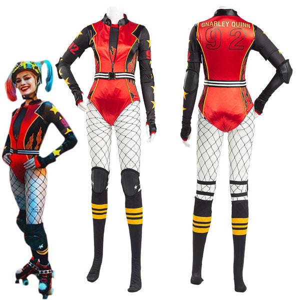 Birds of Prey and the Fantabulous Emancipation of One Harley Quinn Roller Derby Outfit Cosplay Costume