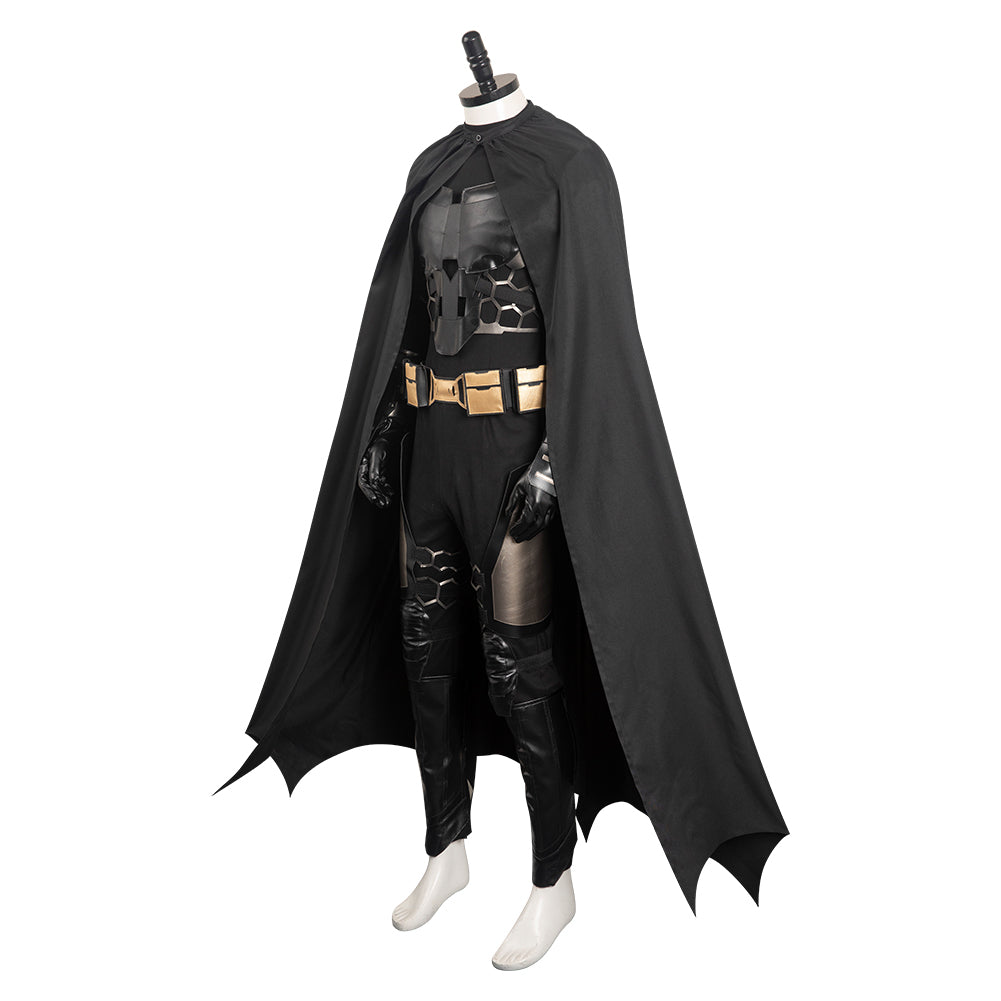 Catwoman: Hunted - Batwoman Cosplay Costume Jumpsuit Cloak Outfits Halloween Carnival Suit