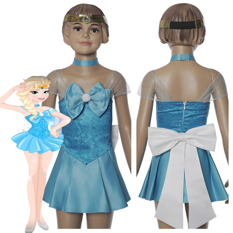Elsa Dress Sailor Moon Change Cosplay Costume