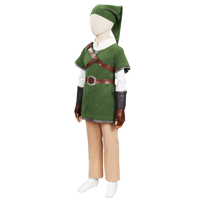  Link Costume for Kids, Official Zelda Breath of The