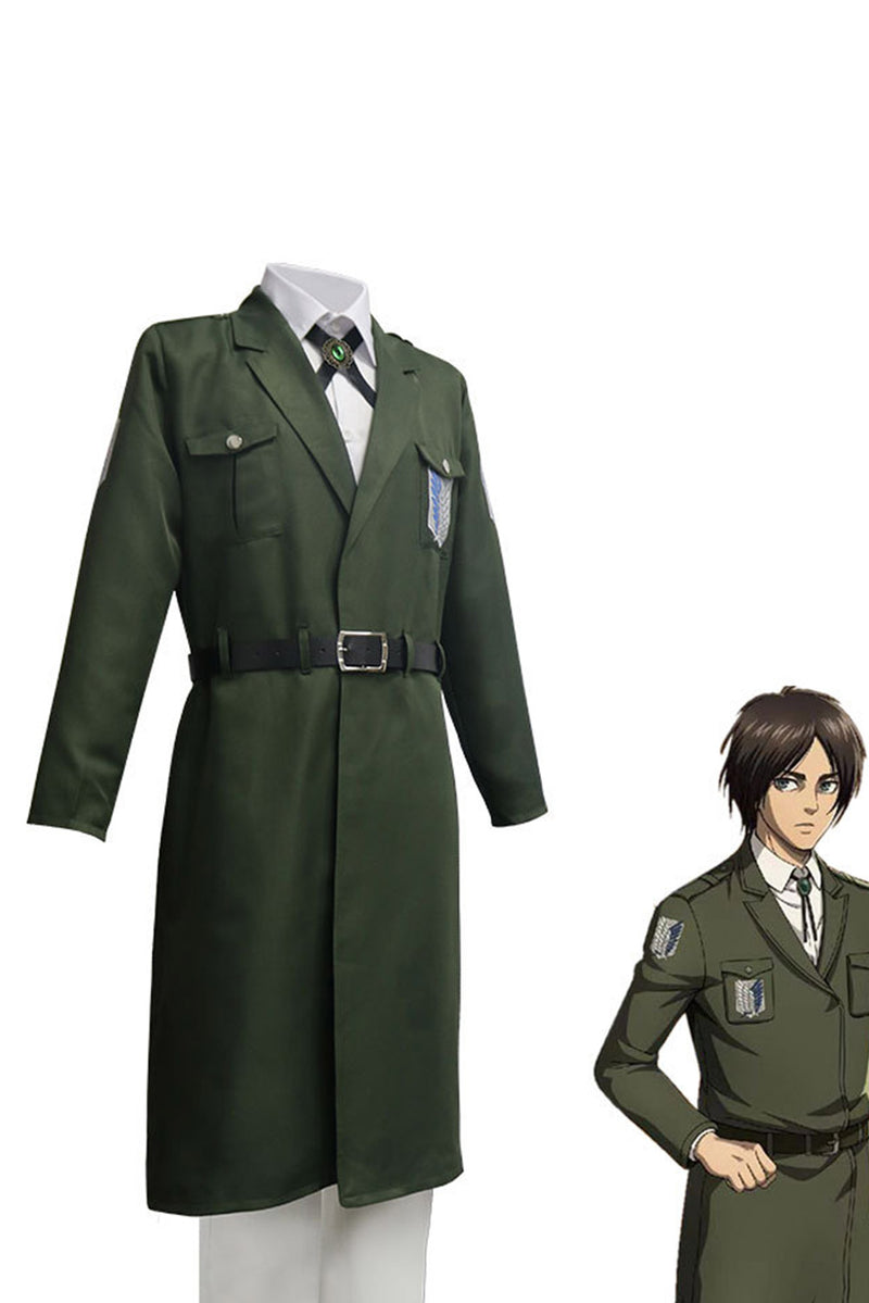 Attack on Titan S4 Cosplay Costume Shingeki no Kyojin Scouting Legion Coat Uniform Halloween Carnival Outfits