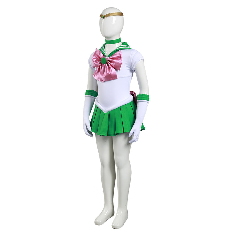 Sailor Moon Kino Makoto Kids Children Girls Dress Outfits Halloween Ca