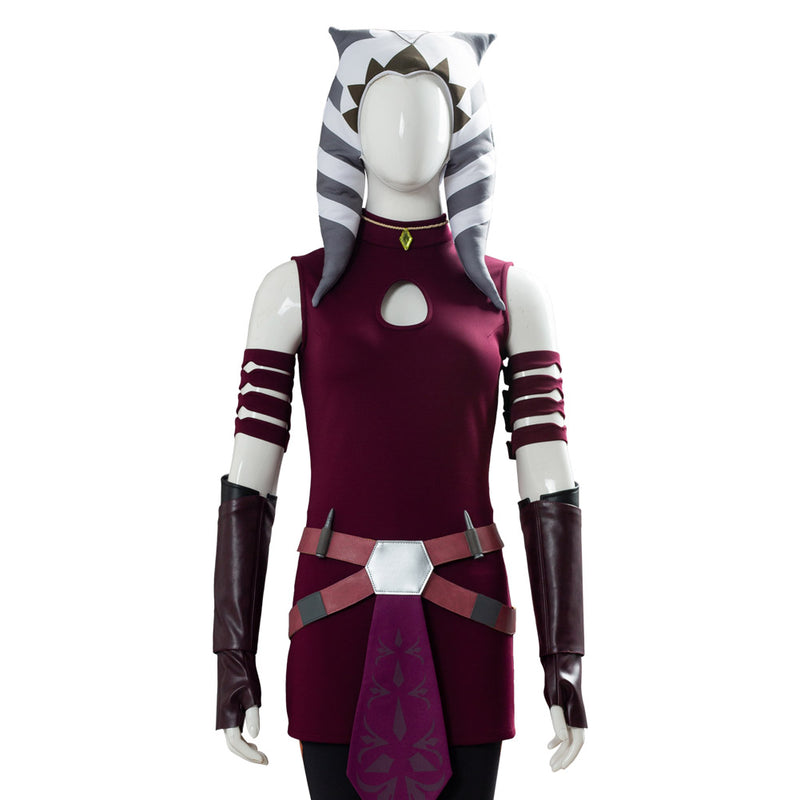 SW: The Clone Wars Ahsoka Tano Halloween Carnival Suit Cosplay Costume
