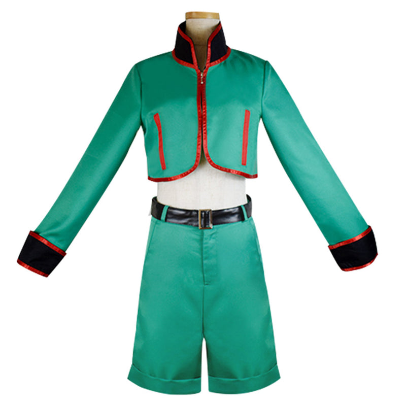 Gon Freecss Men Top Short Outfit Halloween Carnival Costume Cosplay Costume