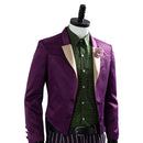 Mortal Kombat 11 The Joker Coat Pants Outfit Halloween Carnival Suit Cosplay Costume