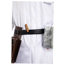 Back to the Future Doc Brown Men Jumpsuit Outfits Halloween Carnival Suit Cosplay Costume