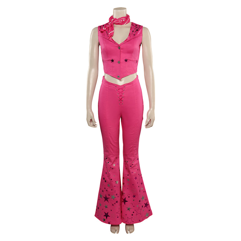 Barbie Pink Jeans Wear Outfits Halloween Carnival Cosplay Costume