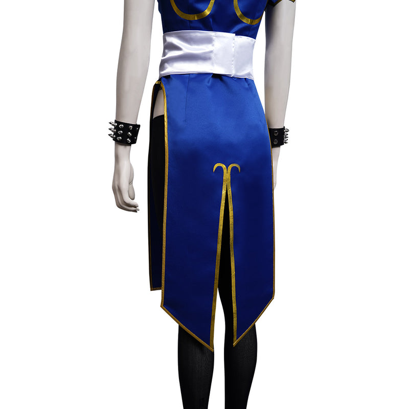 Street Fighter SF Game Chun Li Cheongsam Dress Outfits Halloween Carnival Suit Cosplay Costume