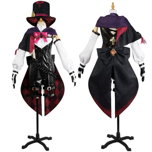 Genshin Impact Lyney Outfits Halloween Carnival Suit Cosplay Costume