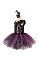 Kids Girls Witch Cosplay Costume Outfits Halloween Carnival Party Disguise Suit