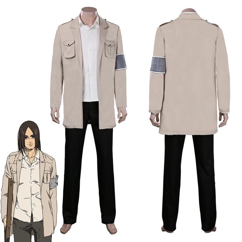 Eren Outfits Halloween Carnival Suit Cosplay Costume