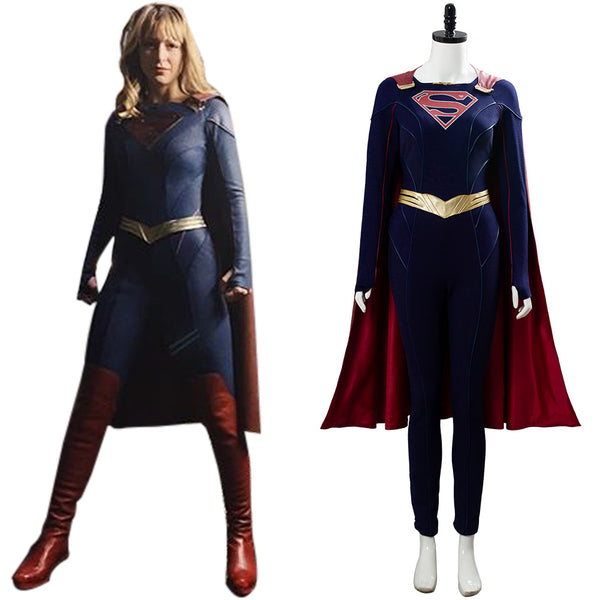 Supergirl Season 5 Kara Danvers Jumpsuit Halloween Carnival Suit Cosplay Costume