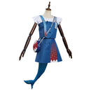 Hololive Vtuber - Gawr Gura Dress Outfits Halloween Carnival Suit Cosplay Costume