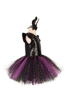 Kids Girls Witch Cosplay Costume Outfits Halloween Carnival Party Disguise Suit