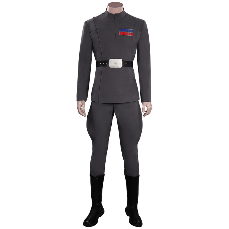 Wilhuff Tarkin Gray Cosplay Costume Outfits Halloween Carnival Suit