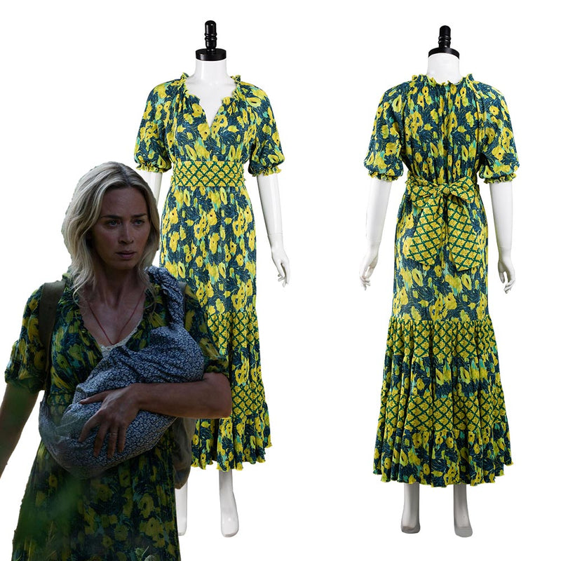 A Quiet Place Part II Evelyn Abbott Outfits Halloween Carnival Suit Cosplay Costume