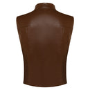 The Walking Dead: Dead City Maggie Greene Leather Vest Outfits Halloween Carnival Cosplay Costume