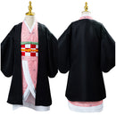 Kids Children Kamado Nezuko Uniform Outfit Cosplay Costume