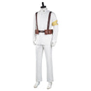 Army White Uniform Outfits Halloween Carnival Suit Cosplay Costume