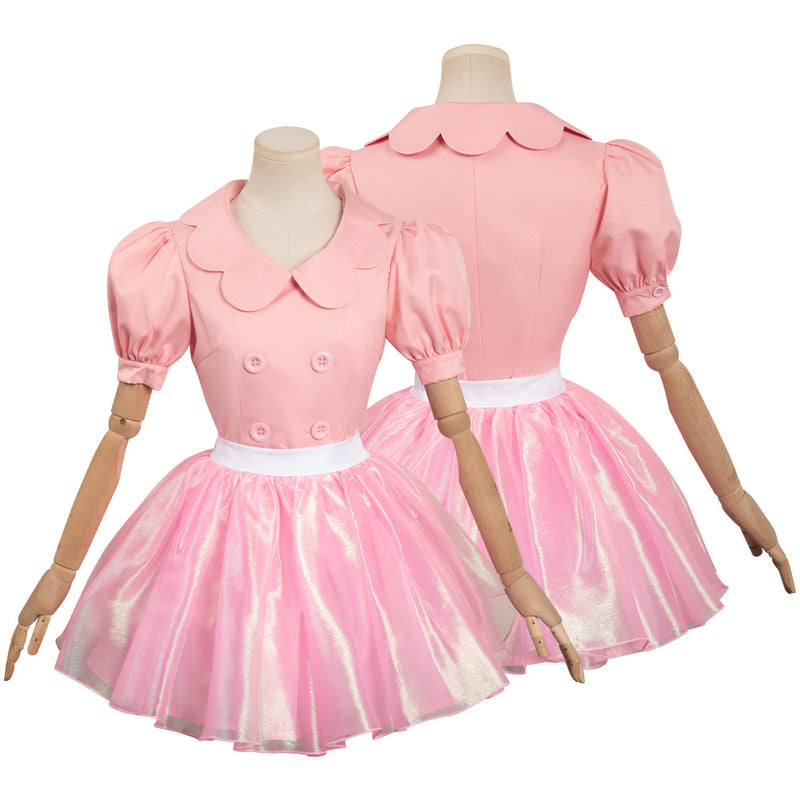 Barbie Movie Yarn Skirt Pink Outfits Halloween Carnival Suit Cosplay Costume