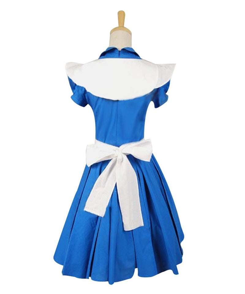 Alice Blue Dress Outfits Halloween Carnival Suit Cosplay Costume