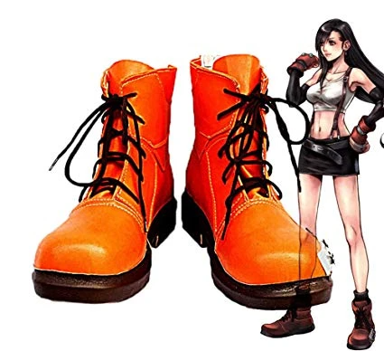 Final Fantasy 7 Tifa Lockhart Cosplay Boots Shoes