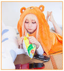Orange Hamster Cloak Marmot Groundhog Flannel Blancket