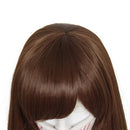 DVA Hana Song cosplay wig Overwatch OW cosplay wig Brown long hair