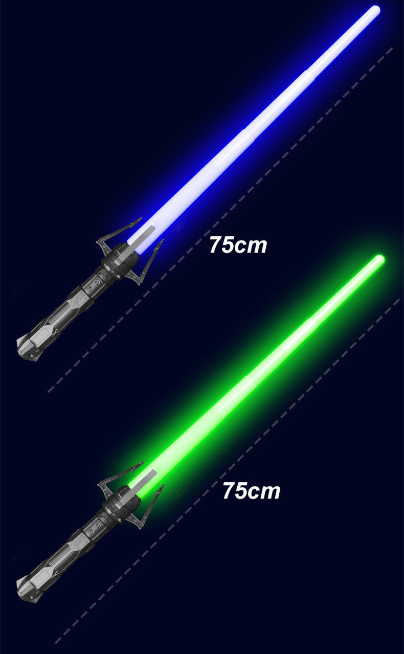 Lightsabers 7 Colors Stretch 2-in-1 LED Laser Toy Halloween Cosplay Accessories