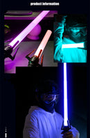 Lightsabers 7 Colors Stretch 2-in-1 LED Laser Toy Halloween Cosplay Accessories