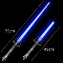 Lightsabers 7 Colors Stretch 2-in-1 LED Laser Toy Halloween Cosplay Accessories
