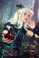 The Dragon Prince-Rayla Vest Pants Halloween Carnival Suit Cosplay Costume