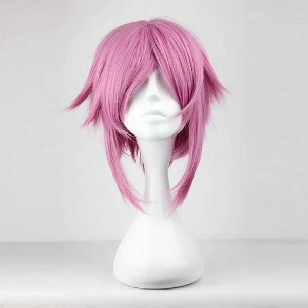 Leprechaun Cosplay Pink Short Straight Wig New
