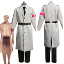 Army White Uniform Outfits Halloween Carnival Suit Cosplay Costume