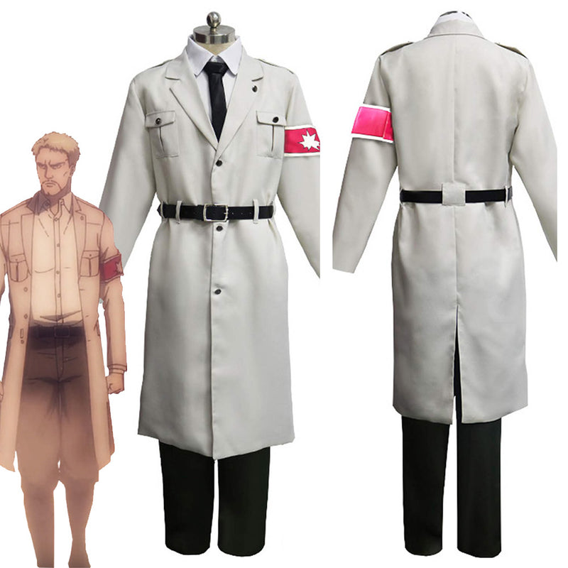 Anime Army White Uniform Outfits Halloween Carnival Suit Cosplay Costume