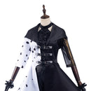 2021 Cruel Devil Black and White Dress Outfits Halloween Carnival Suit Cosplay Costume