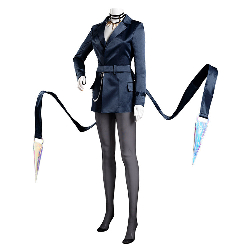 League of Legends LOL KDA Agony‘s Embrace Evelynn Coat Belt Outfits Halloween Carnival Suit Cosplay Costume