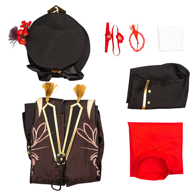 Genshin Impact HuTao Outfits Halloween Carnival Suit Cosplay Costume