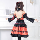 DATE A LIVE Tokisaki Kurumi Gothic Lolita Girl Princess Outfits Halloween Carnival Cosplay Costume